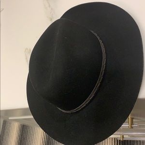 Rag and Bone black felt hat